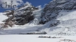 Monumento Natural El Morado, Glacier, em Santiago, Chile.  Santiago - CHILE