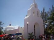 Iglesia de Nuestra Señora del Carmen Guia de Playa del Carmen, MÉXICO