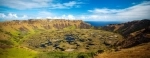 Vulcão Rano Kau, Ilha de Páscoa, Guia da Ilha de Páscoa, Chile.  Isla de Pascua - CHILE