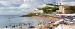 Praia do Porto da Barra, Salvador da Bahia. Brasil o que ver, o que fazer, atrações, informações.   - BRASIL