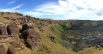 Vulcão Rano Kau, Ilha de Páscoa, Guia da Ilha de Páscoa, Chile.  Isla de Pascua - CHILE