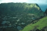 Vulcão Rano Kau, Ilha de Páscoa, Guia da Ilha de Páscoa, Chile.  Isla de Pascua - CHILE