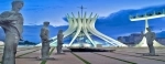 Catedral de Brasília, Guia de Atrações de Brasília. Brasil o que ver, o que fazer, informações.  Brasília - BRASIL