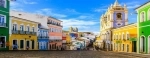 Pelourinho é um bairro e centro histórico e cultural da cidade de Salvador Declarado Patrimônio Mundial pela Unesco.   - BRASIL