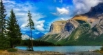 O Parque Nacional de Banff é o parque nacional mais antigo do Canadá, estabelecido nas Montanhas Rochosas em 1885..  Calgary - CANAD