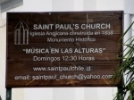 Igreja Anglicana de San Pablo em Valparasio.  Valparaiso - CHILE