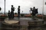 Monumento aos colonos alemães.  Puerto Montt - CHILE