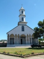 Igreja de Dalcahue, Guia das igrejas em Chiloé, no Chile.  Chiloe - CHILE