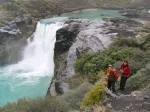 O Salto Grande é uma cachoeira no rio Paine, depois do Lago Nordenskjöld, dentro do Parque Nacional Torres del Paine.  Torres del Paine - CHILE