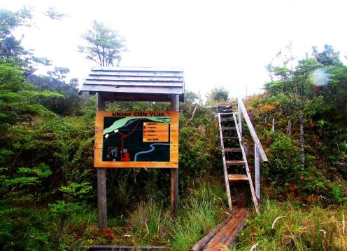 Caminho para morro la bandera, Caleta Tortel