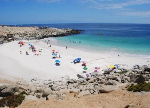 A praia virgem, Bahia Inglesa