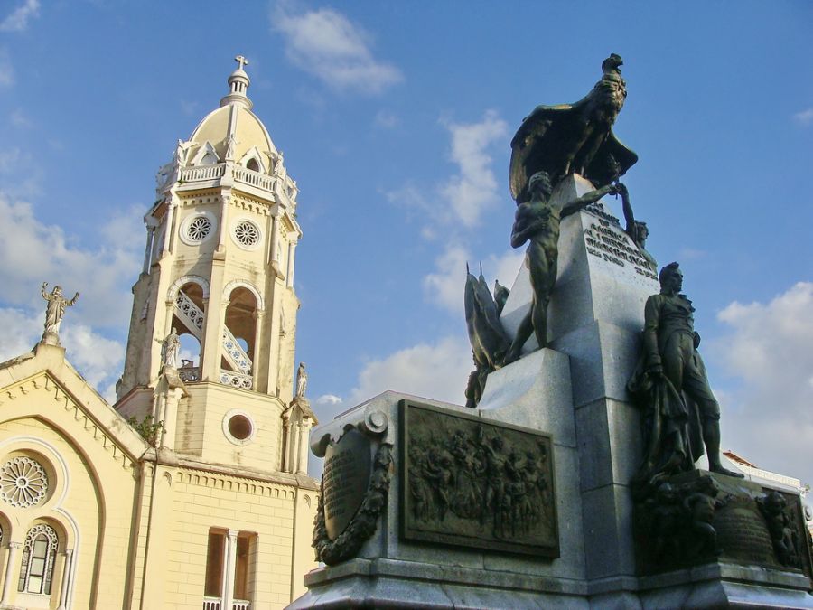 Plaza Bol�var, Cidade do Panam�. Casco Antiguo, Panama, Informa��es Ciudad de Panama, PANAMÁ