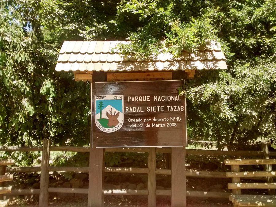 Parque Nacional Radal Siete Tazas Curico, CHILE
