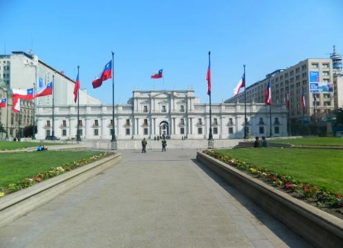 Palacio de la Moneda, em Santiago do Chile