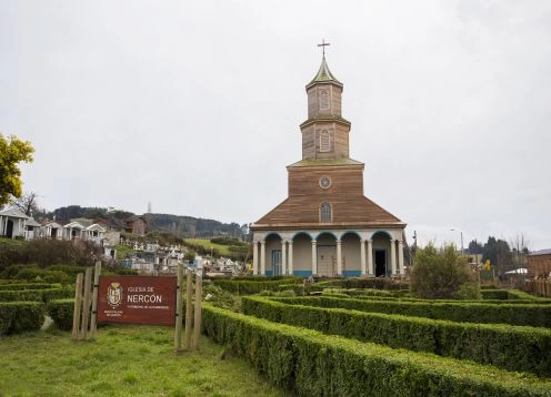 Nercon igreja em Chiloé, Chiloe