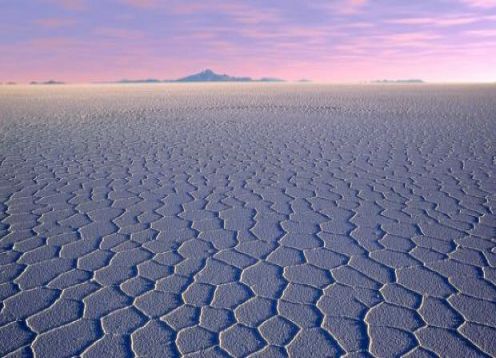 Salar de Uyuni com o Hotel Palacio de Sal