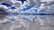 Salar de Uyuni com o Hotel Palacio de Sal, , 