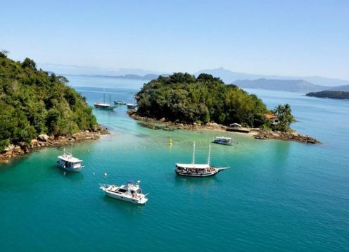 Viagem de um dia a Angra dos Reis e Ilha Grande saindo do Rio. Rio de Janeiro, BRASIL
