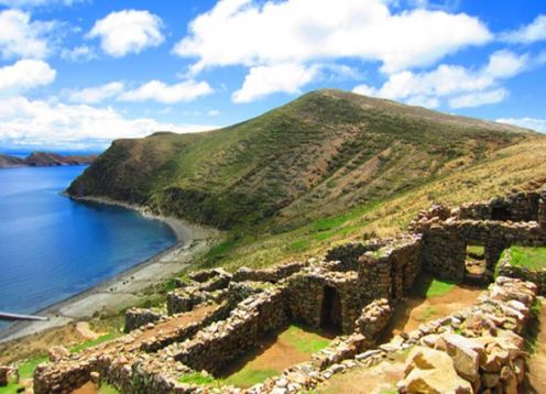 Viagem de dia inteiro a Isla del Sol na praia de Copacabana saindo de Puno. Puno, PERU
