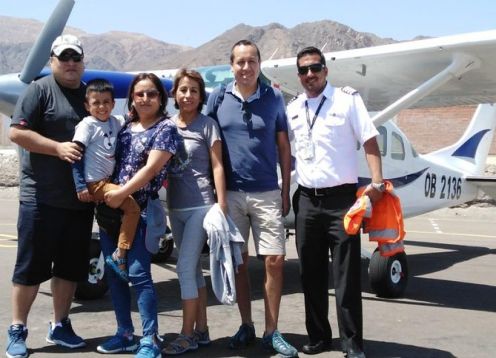 Voo Premium  sobre as Linhas de Nazca. Nazca, PERU