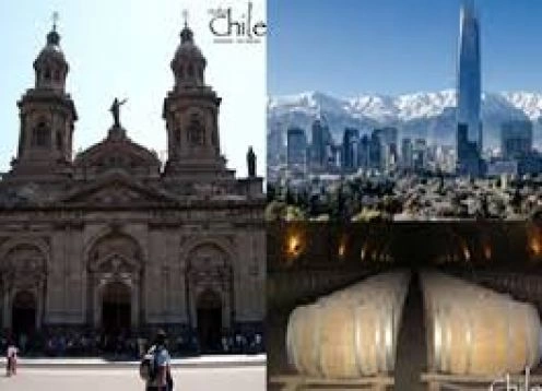 CITY TOUR SANTIAGO + TOUR DEL VINHO CONCHA Y TORO + VALPARAISO E VINA DEL MAR, 