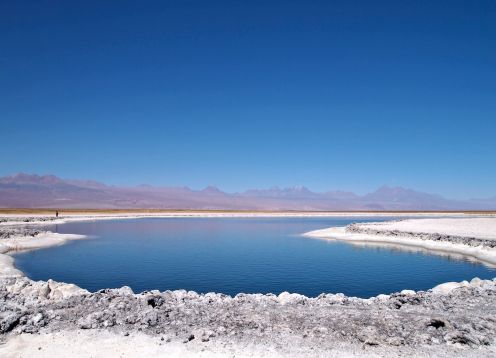 LAGOA CEJAR TEBENQUINCHE + OJOS DE SALAR. San Pedro de Atacama, CHILE