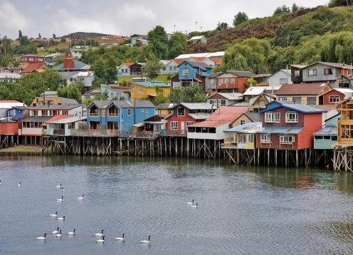 Excurso a Chilo, visitando Ancud, Caulin e Lacuy, 