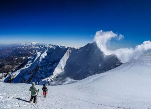 Ascensão a Snowy Illimani (O Guardião de La Paz). , Bolívia