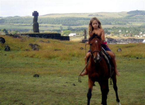 Cavalgada Em Ilha De Páscoa, Isla de Pascua