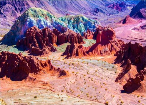 VALE DO ARCOIRIS. San Pedro de Atacama, CHILE