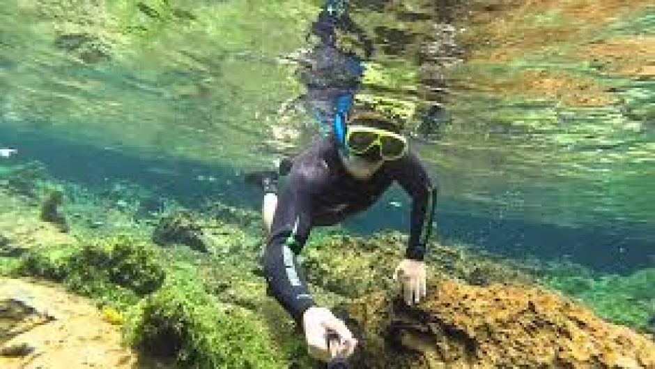 Snorkel em Rio Licura, Pucon, CHILE