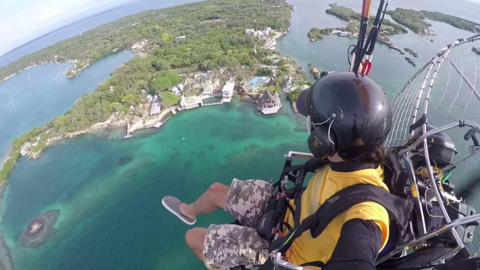 Parapente ao Motor, em Cartagena de Indias, Cartagena das Índias, Colômbia