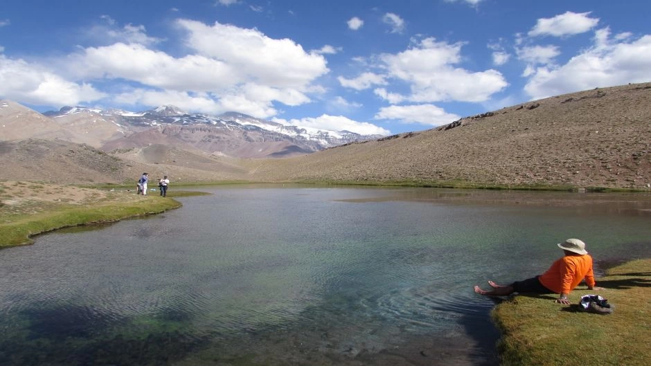 ReservatÃ³rio de Yeso e a lagoa dos patos, Santiago, CHILE