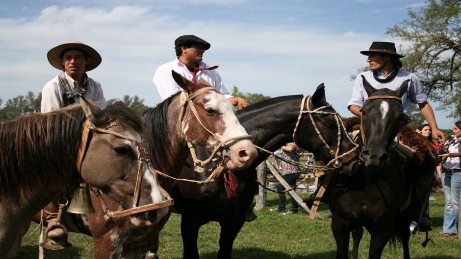 Dia de campo, como um gaÃºcho. Campo argentino, Buenos Aires, ARGENTINA