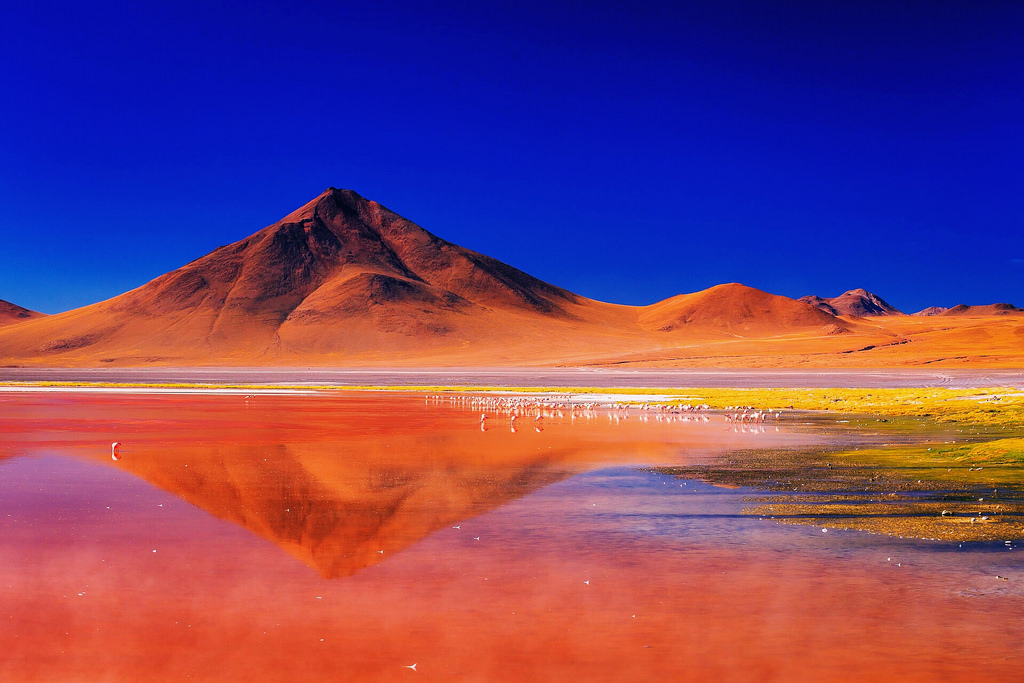 Salar de Uyuni com o Hotel Palacio de Sal